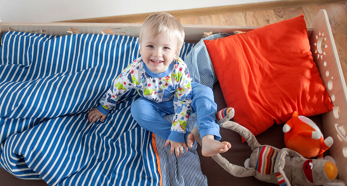 wooden ，Children bed，Minima，