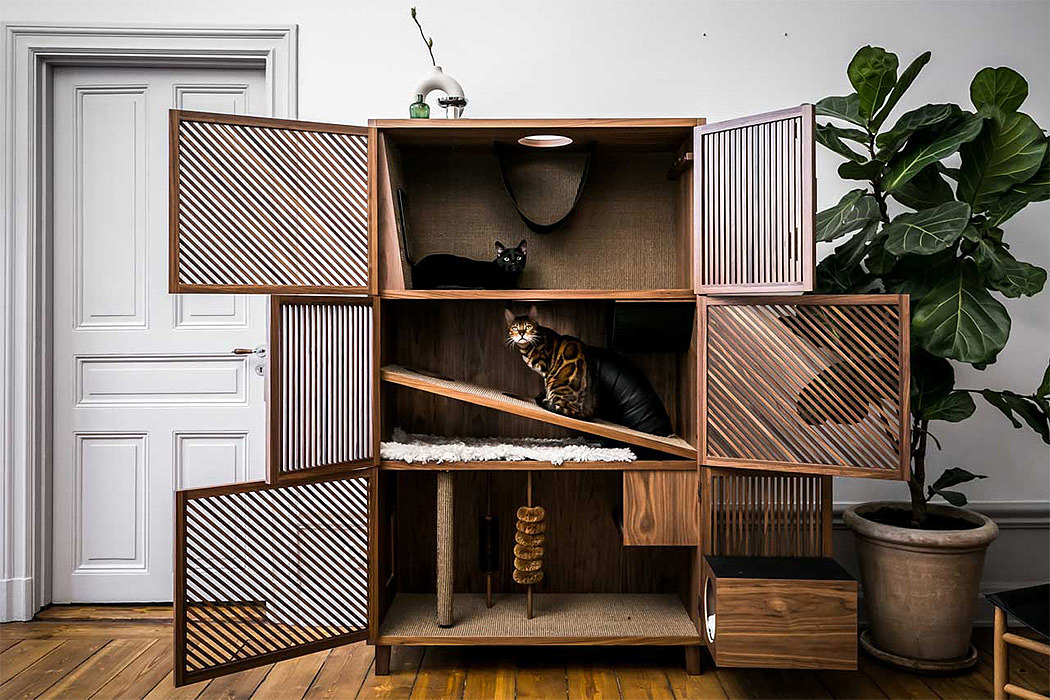 wooden ，cattery ，Cat Flat，