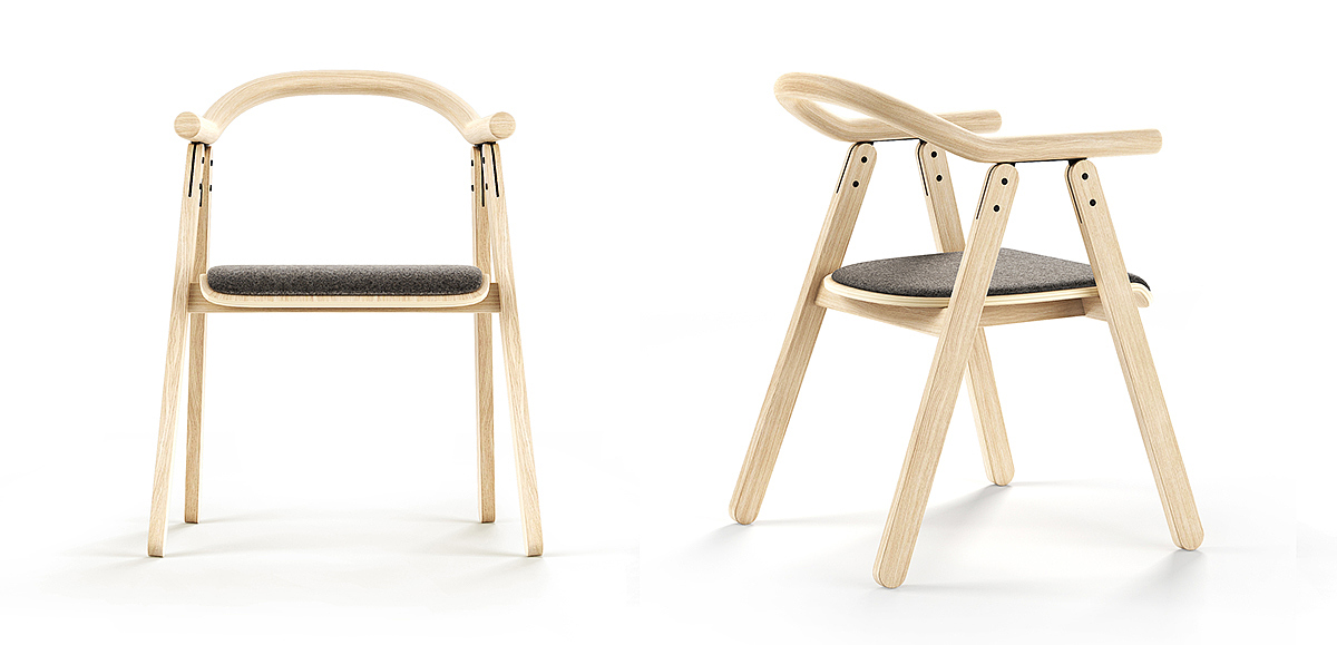 TOON chair，chair，wooden ，