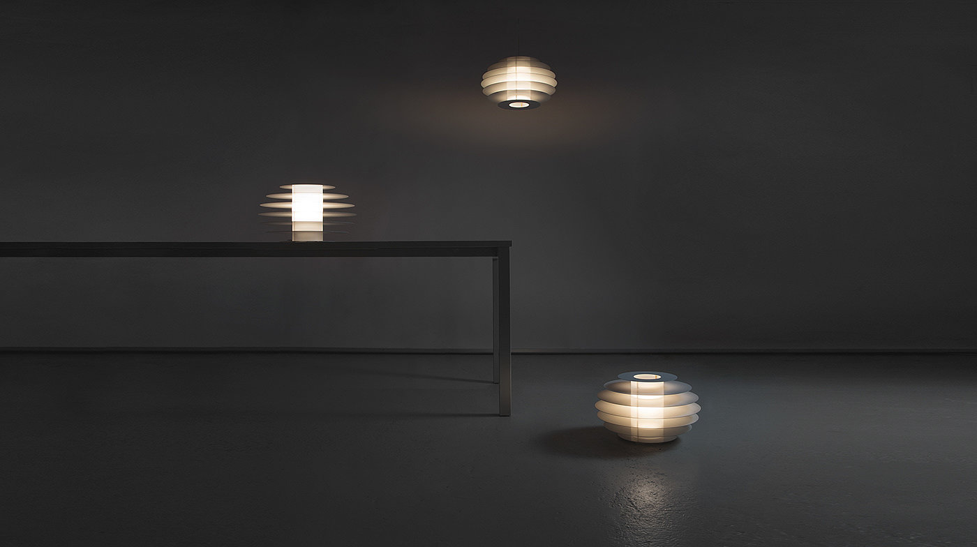 rota，Minimum，Lamp design，white，