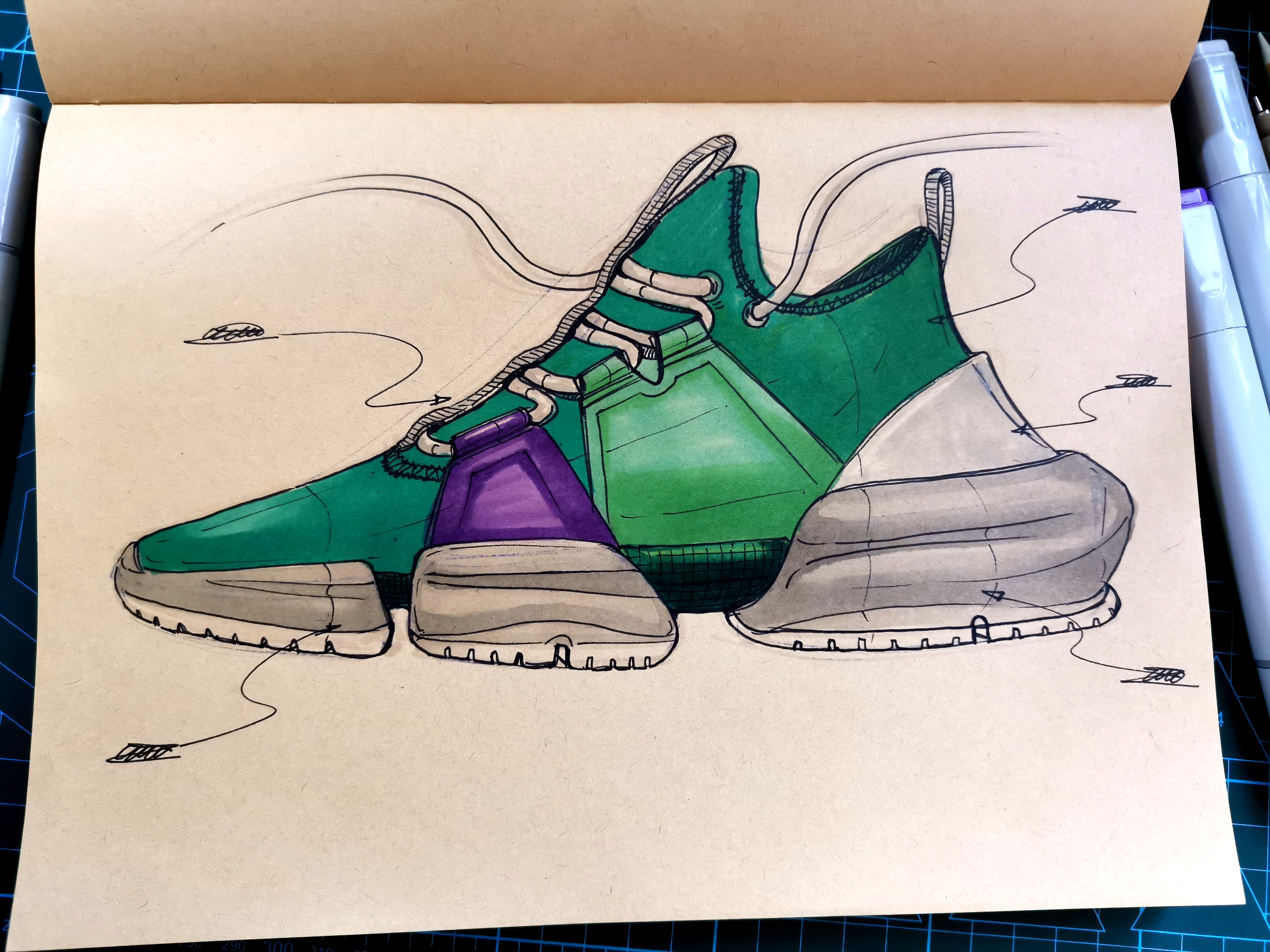 Teng Yilin，Hand drawn product design，Hand drawn industrial design，Product design postgraduate entrance examination，Postgraduate entrance examination for industrial design，Pursue dream Jiangnan Design Postgraduate Entrance Examination，