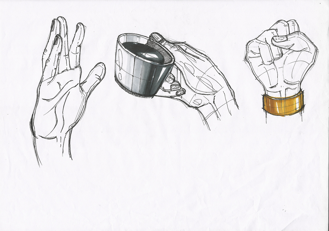 Hand drawn，product，industrial design，Copy，hand，