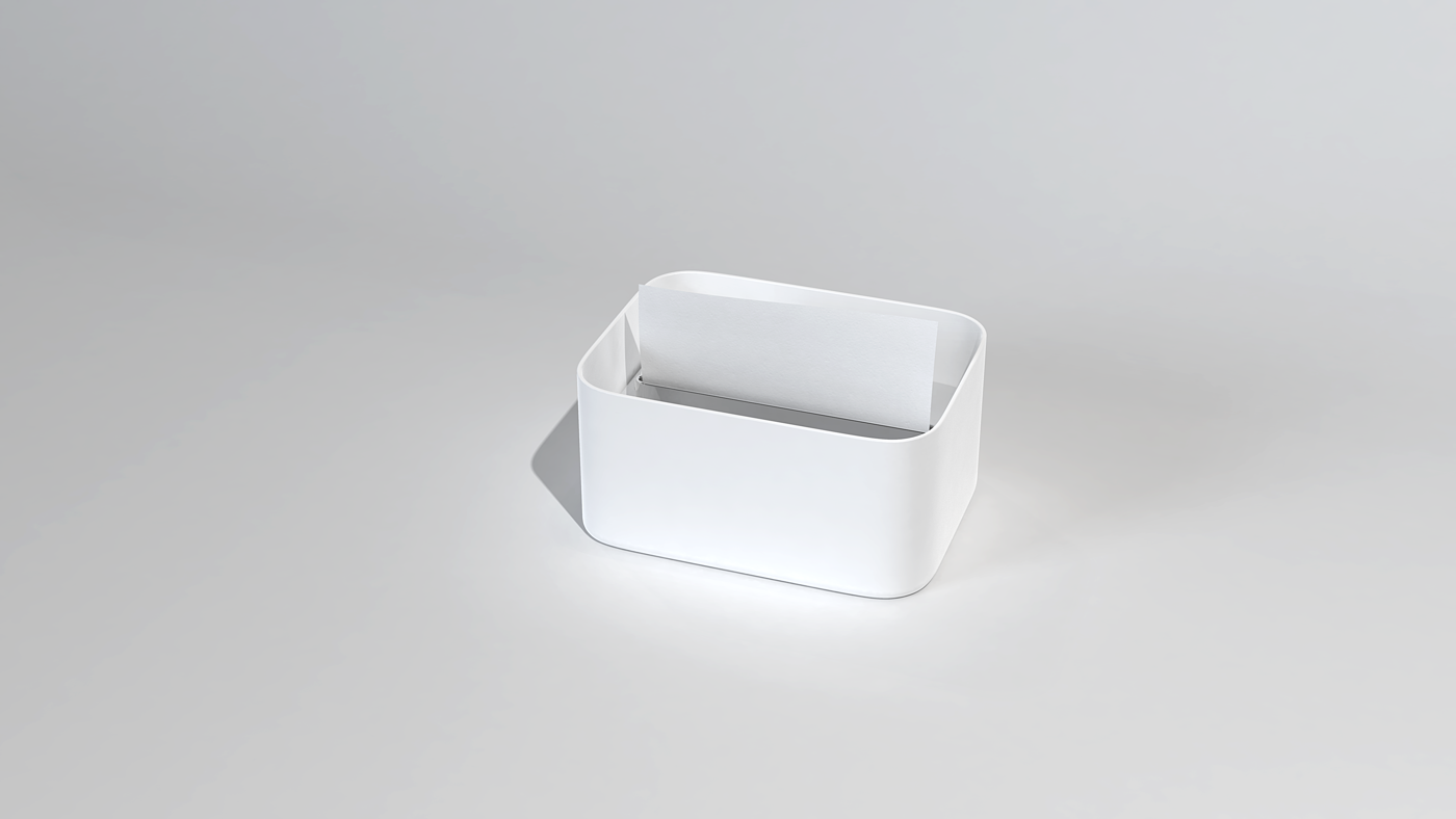 white，Simplicity，Tissue box，