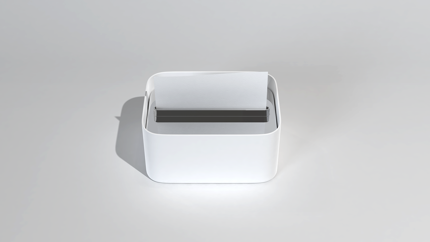 white，Simplicity，Tissue box，