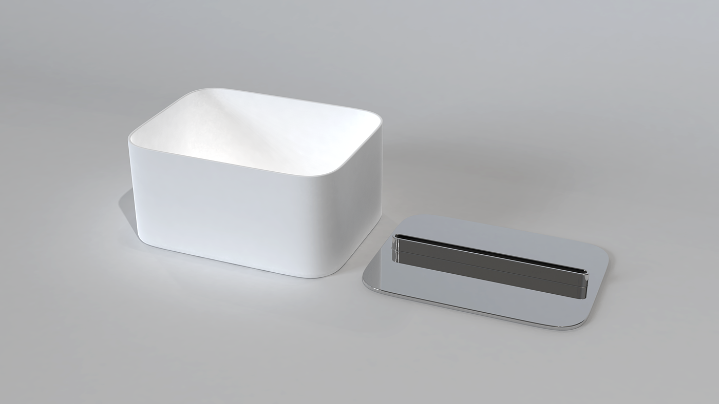 white，Simplicity，Tissue box，