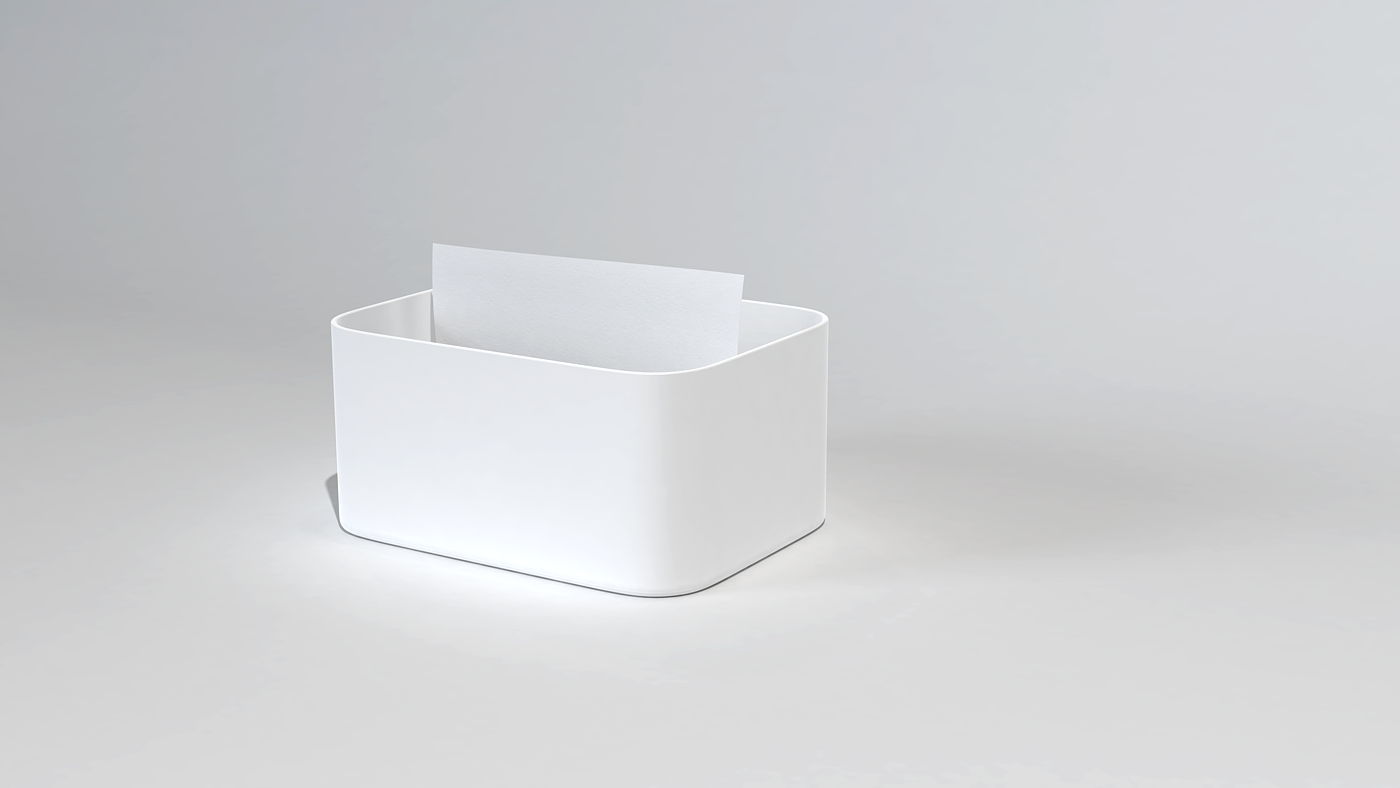 white，Simplicity，Tissue box，