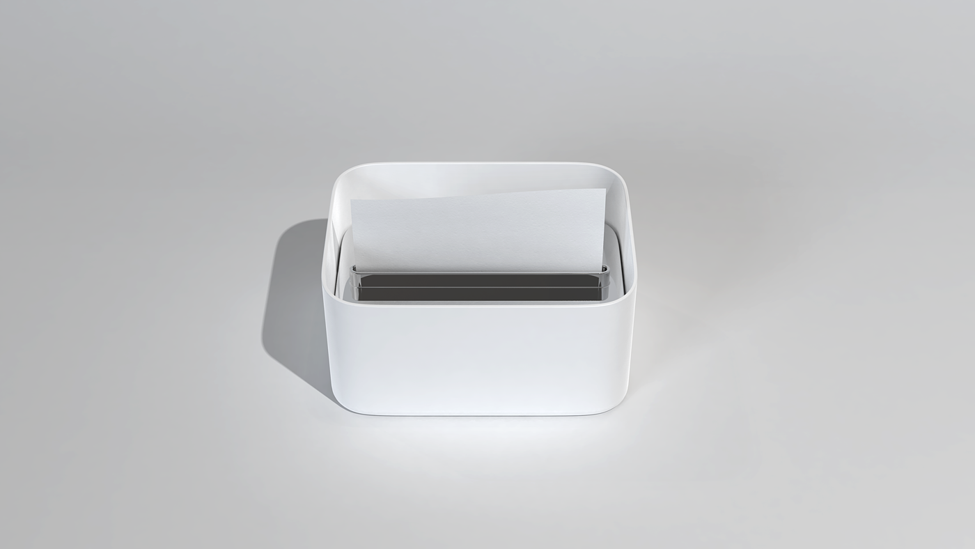 white，Simplicity，Tissue box，