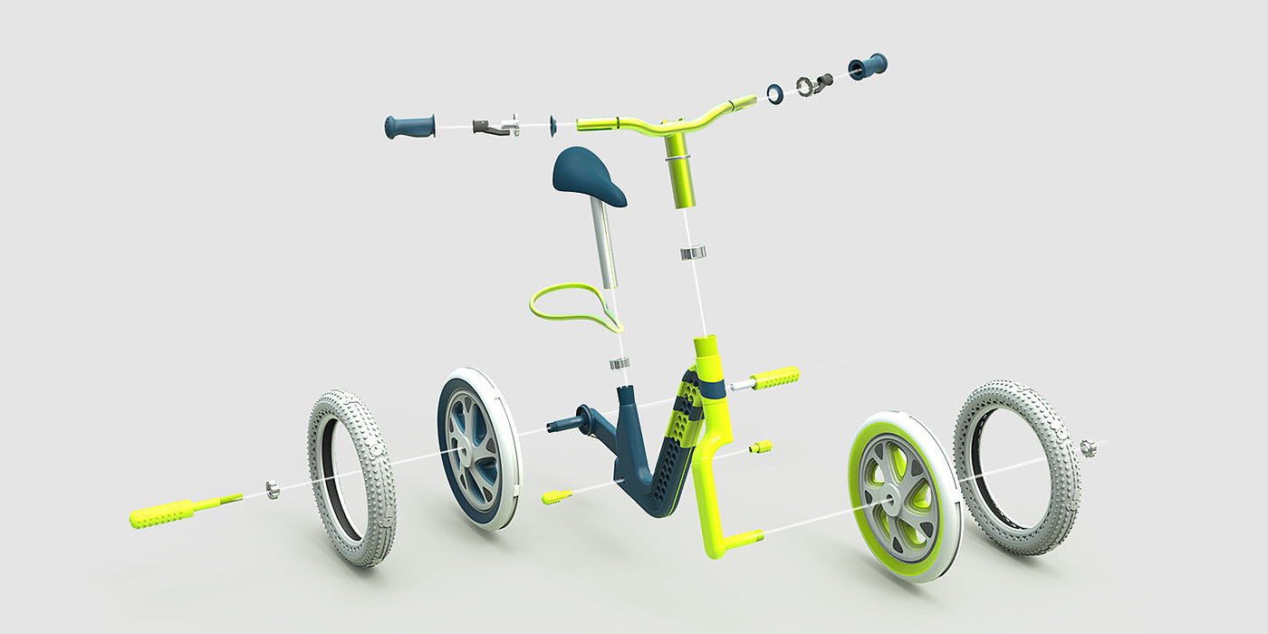 Cartoon，Children's car，AKO，Bicycle，Balanced bicycle，
