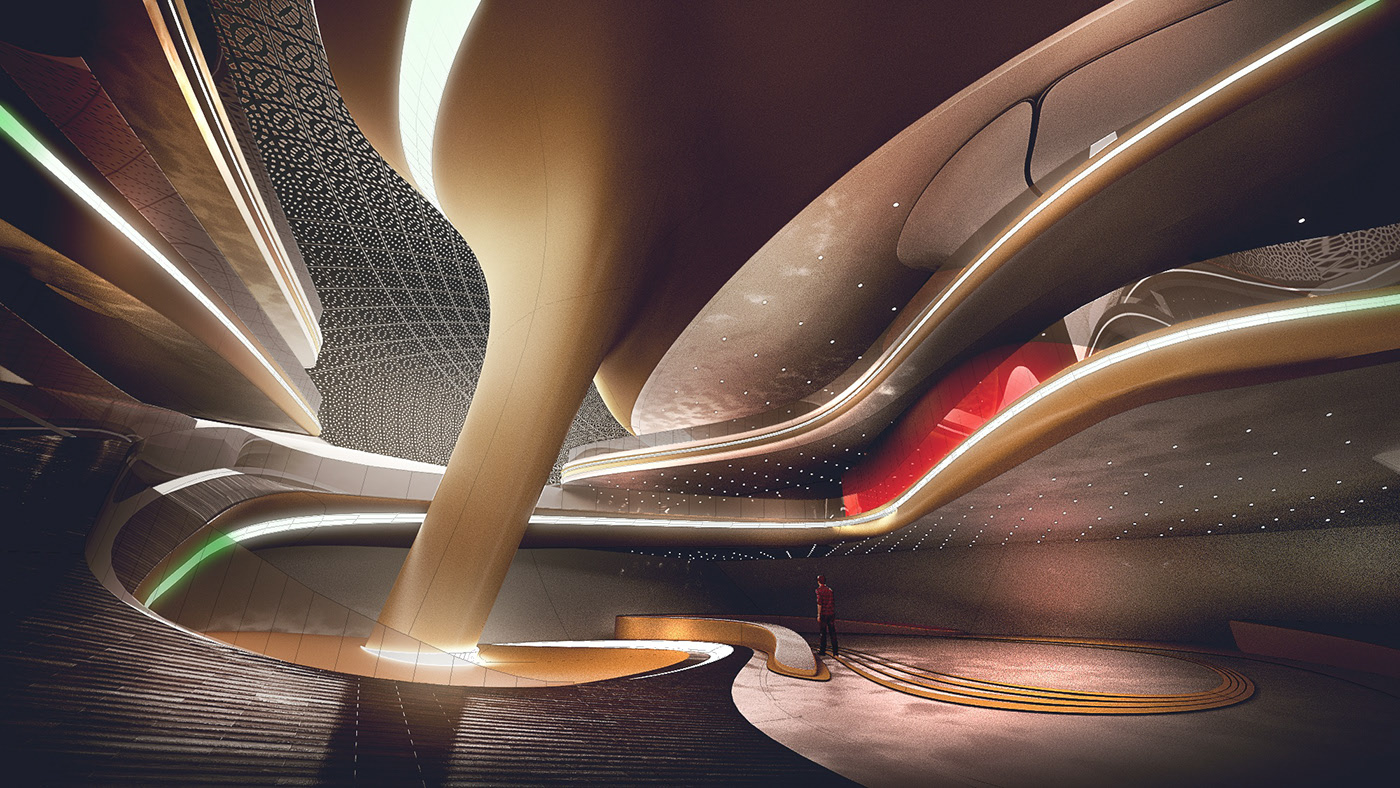 Dubai，Architectural design，conceptual design，