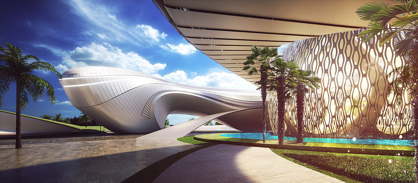 Dubai，Architectural design，conceptual design，