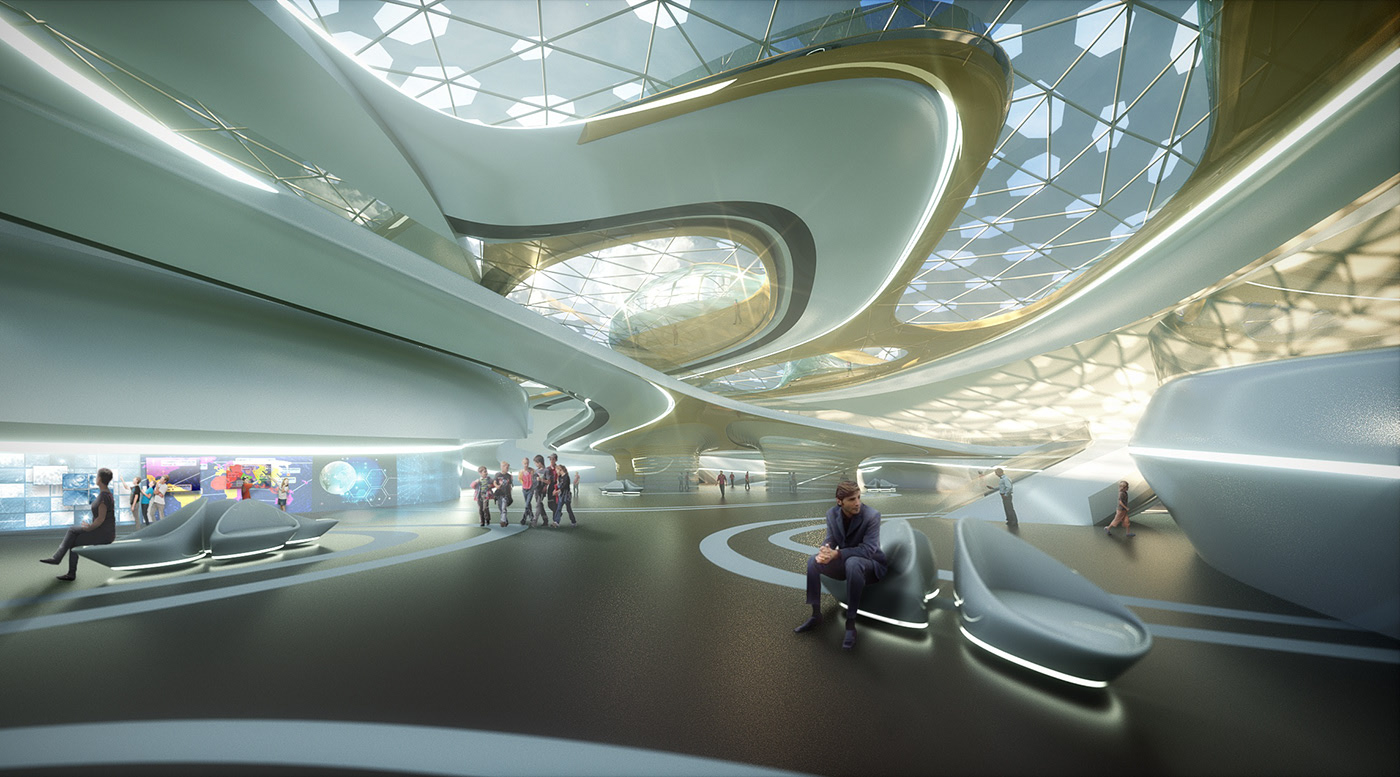 Dubai，Architectural design，conceptual design，