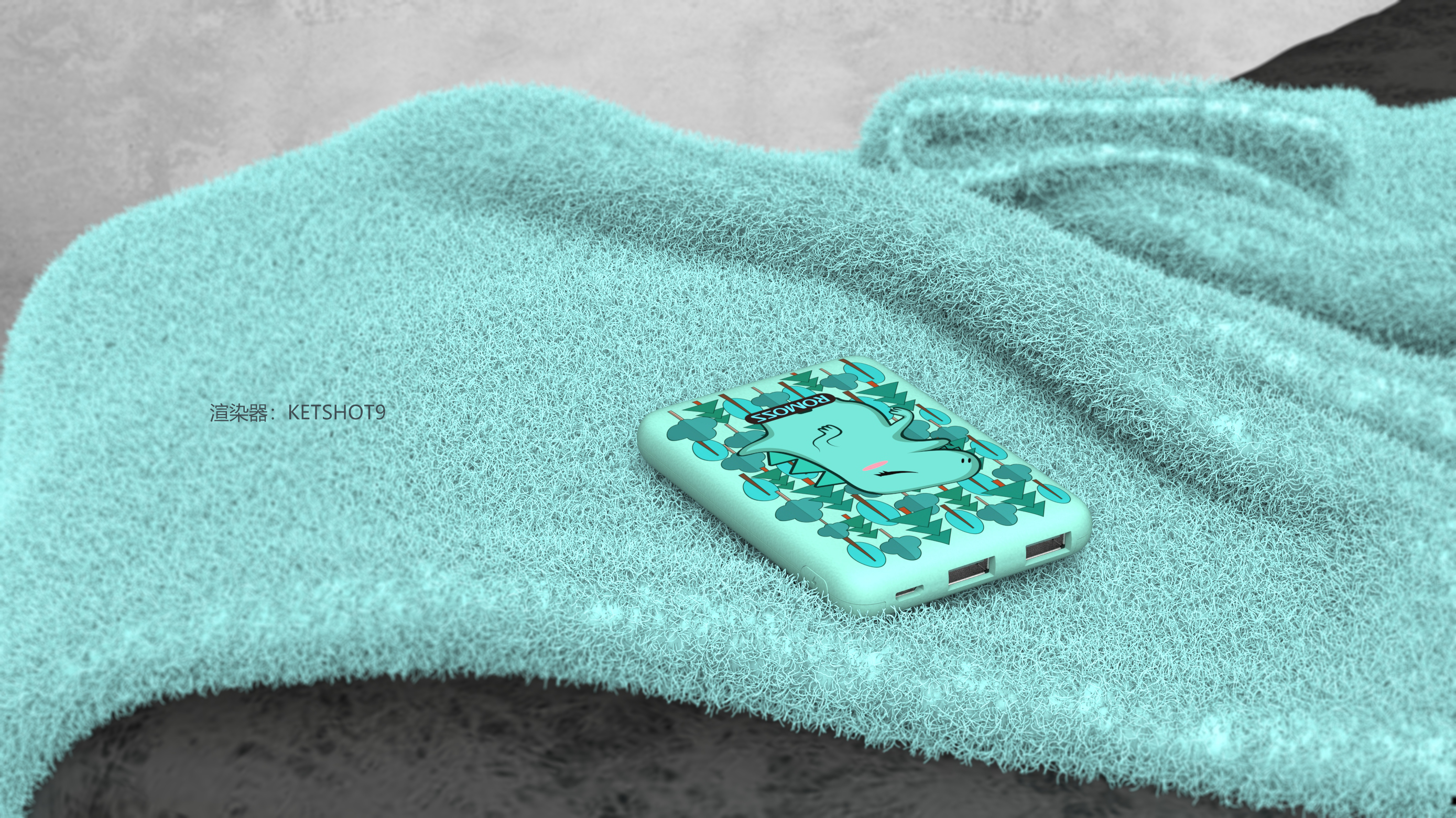 Illustration，product design，Render，keyshot9，