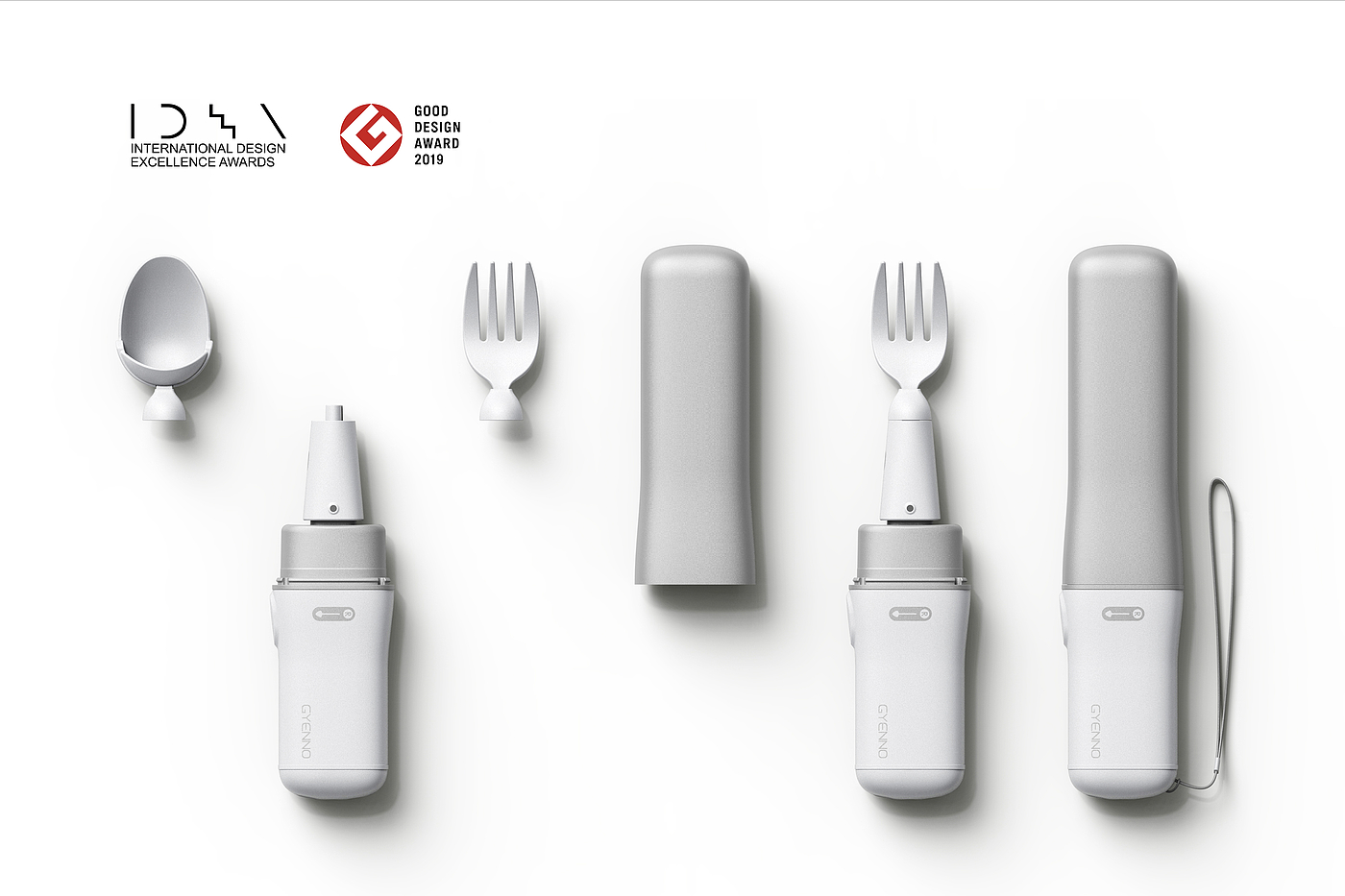 Rui meal II，Parkinson，Spoon，TC20，Jiajian geometric industrial design，Zhenluo Technology，Japan excellent design award，American idea design award，