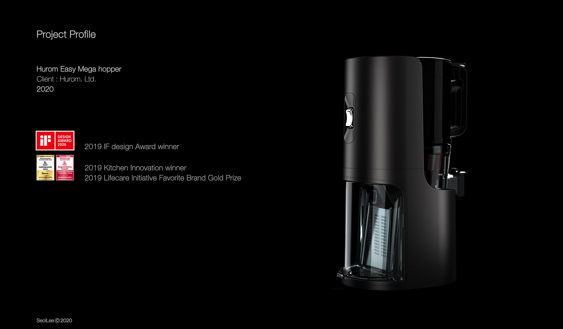 If design award，Champion of kitchen innovation competition，Lifecare creative Gold Award，H200 intelligent juice machine，Kitchenware，liquidizer，