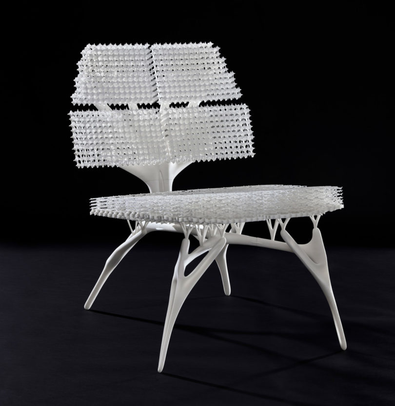 3D printing，chair，bionics，Organic，