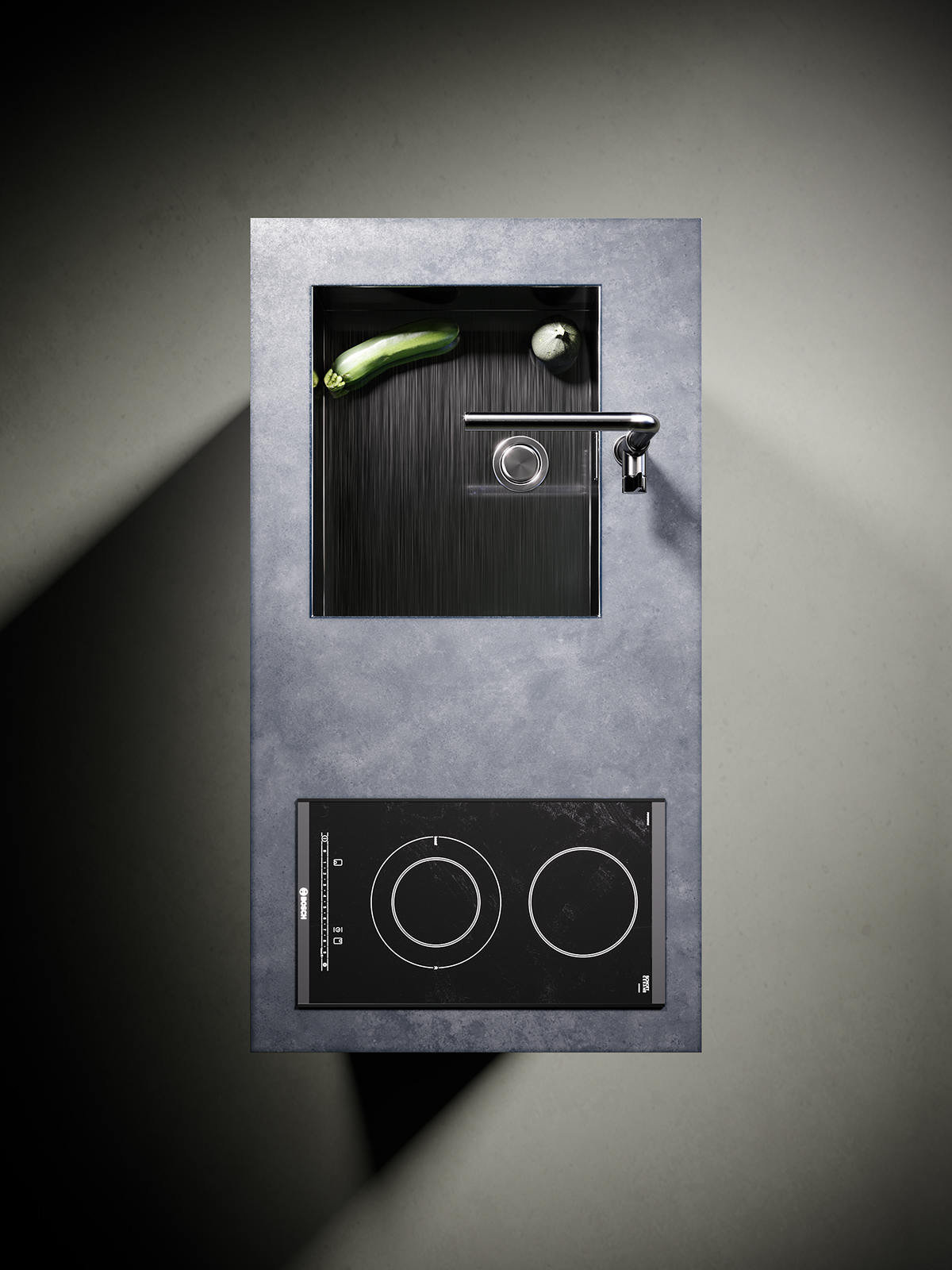 product design，furniture，Mini Kitchen，CERAGINE，