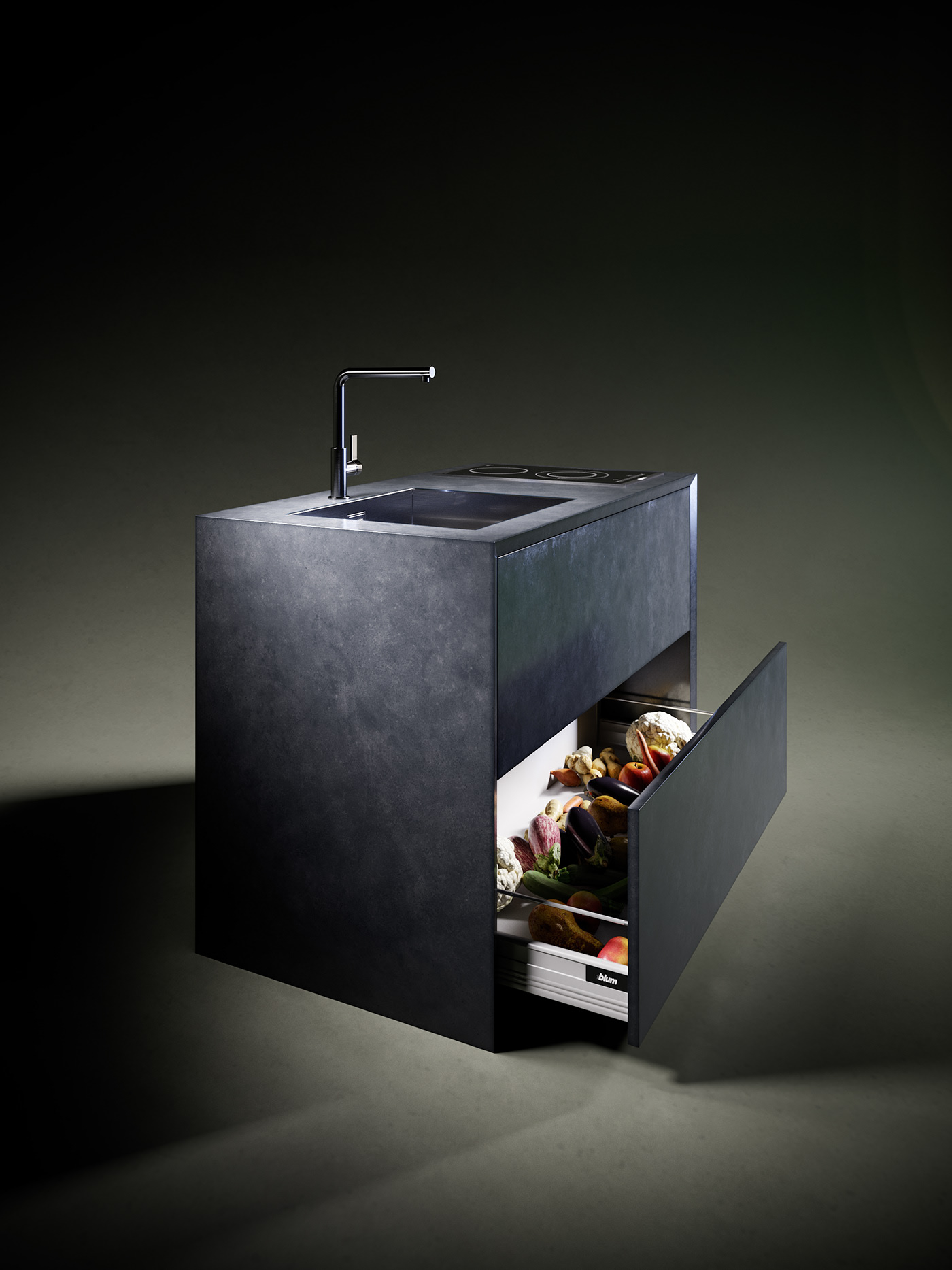 product design，furniture，Mini Kitchen，CERAGINE，