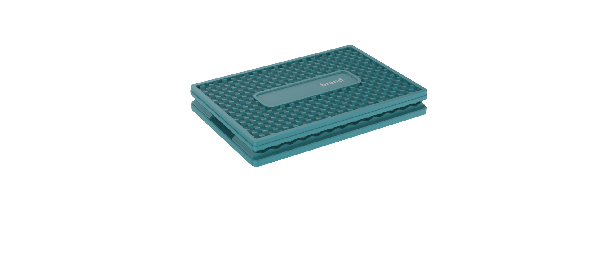 Folding plastic storage box，