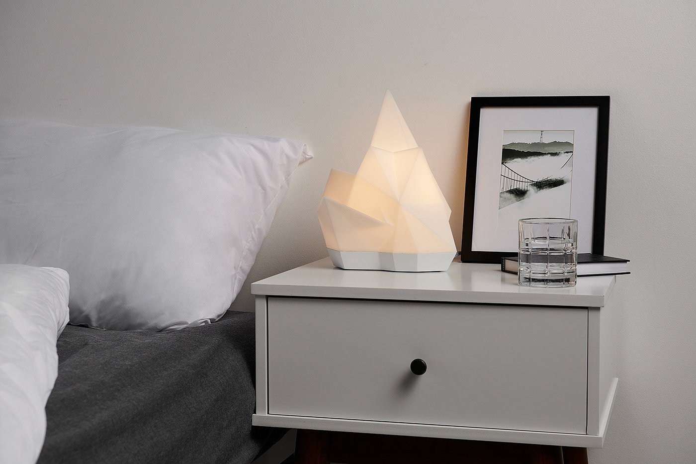 Iceberg，Lamp design，white，