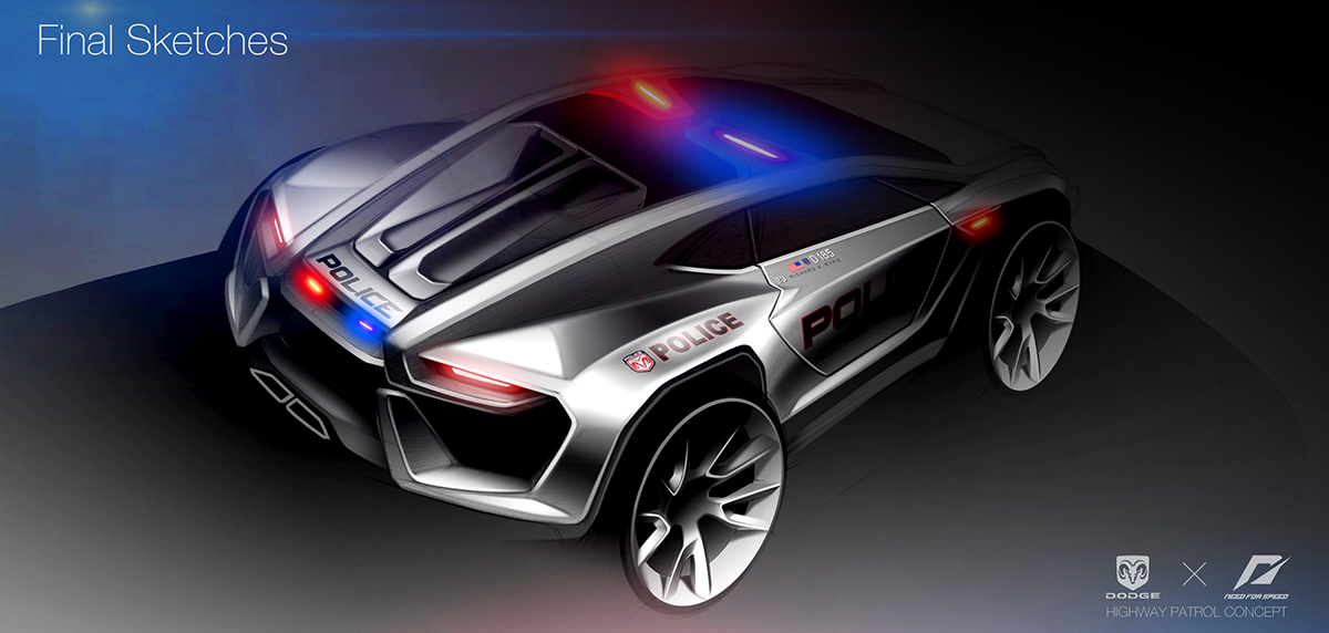 police car，concept，game，