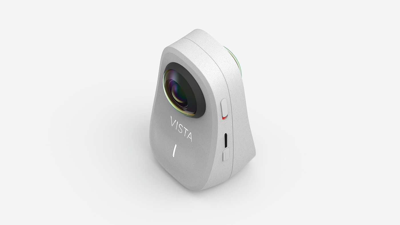 Tyson Mai，conceptual design，seamless，white，camera，