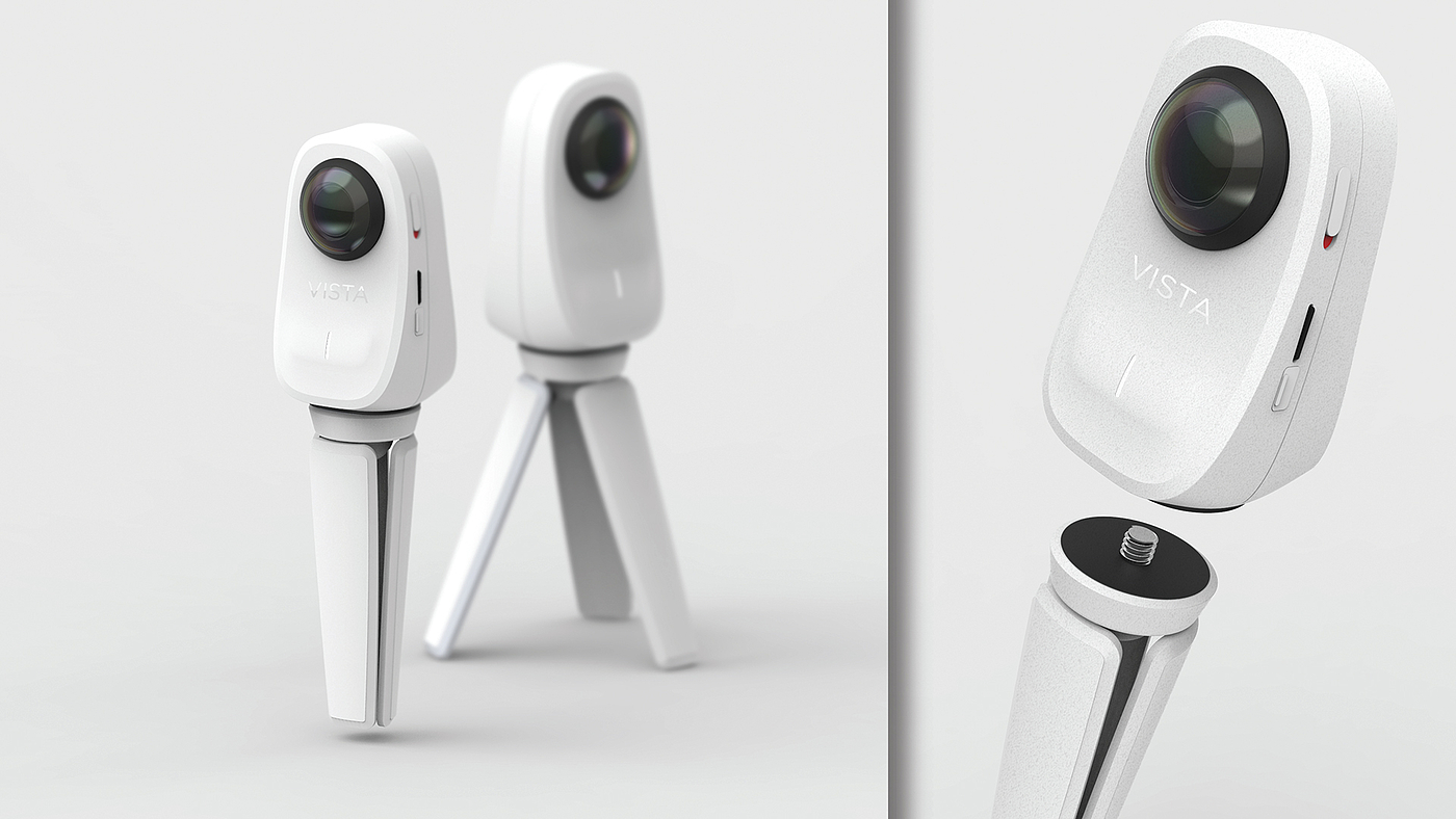 Tyson Mai，conceptual design，seamless，white，camera，