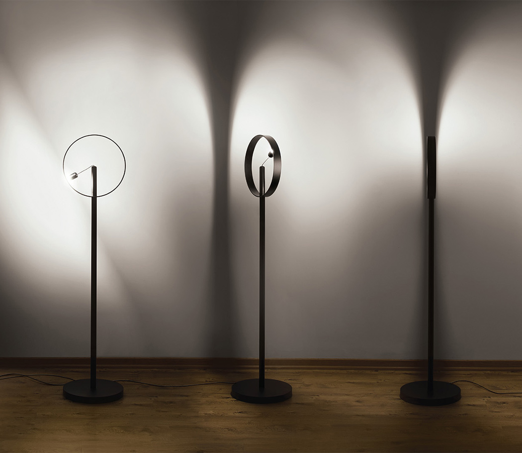 Enso，black，lamps and lanterns，Floor lamp，Minimalism，