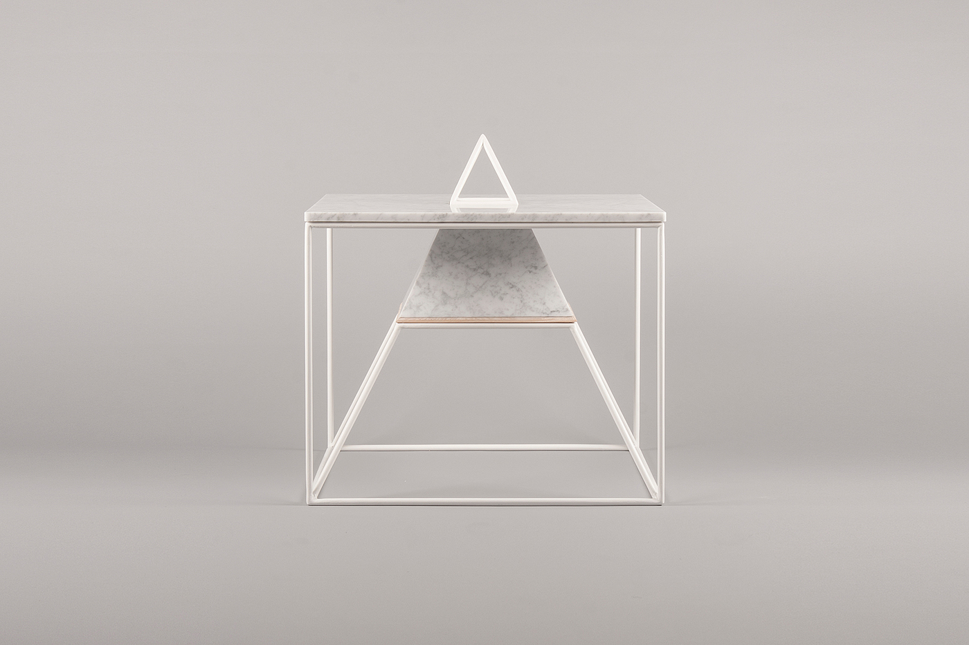 Coffee table，“Sputnik-5”，Table，white，