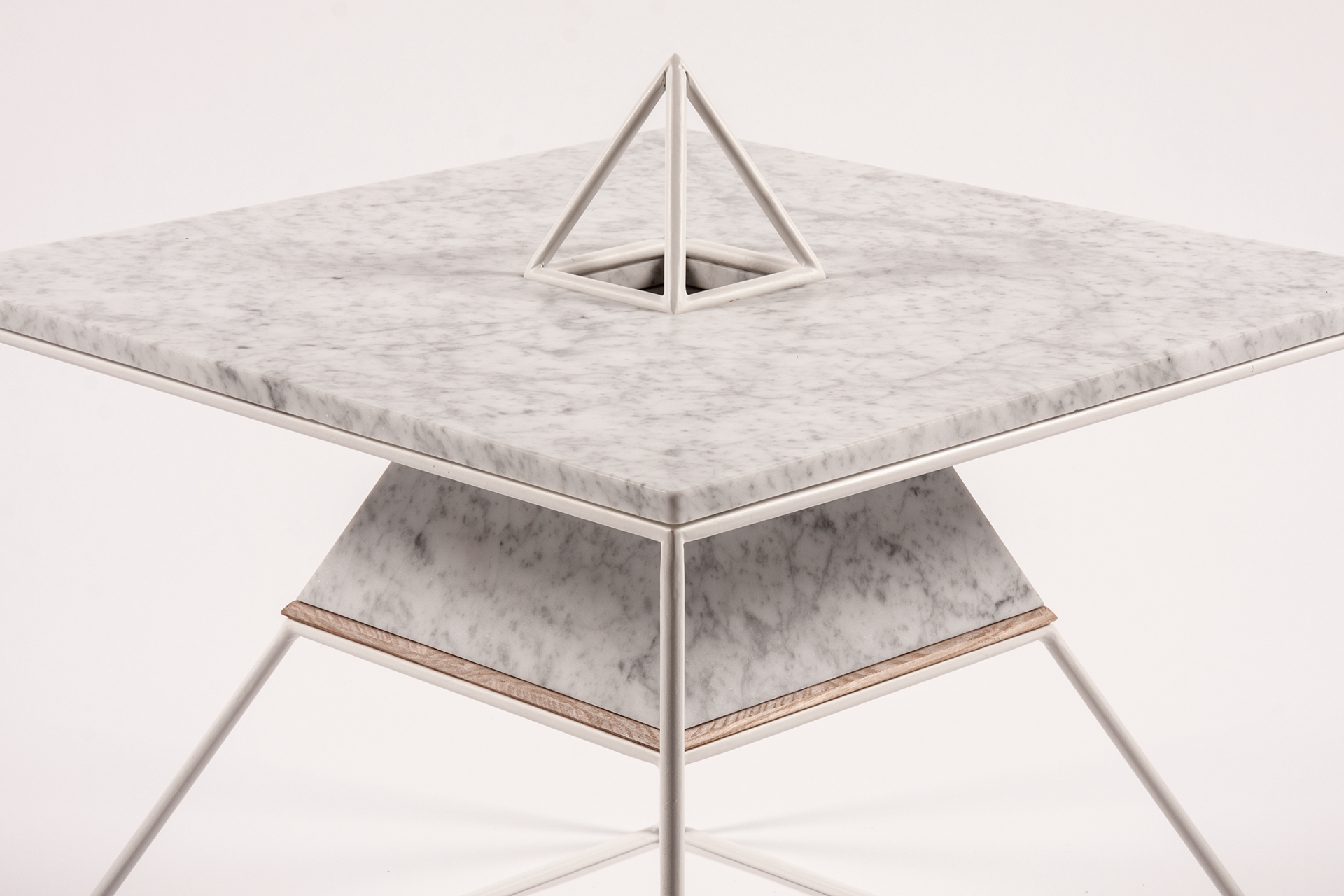 Coffee table，“Sputnik-5”，Table，white，