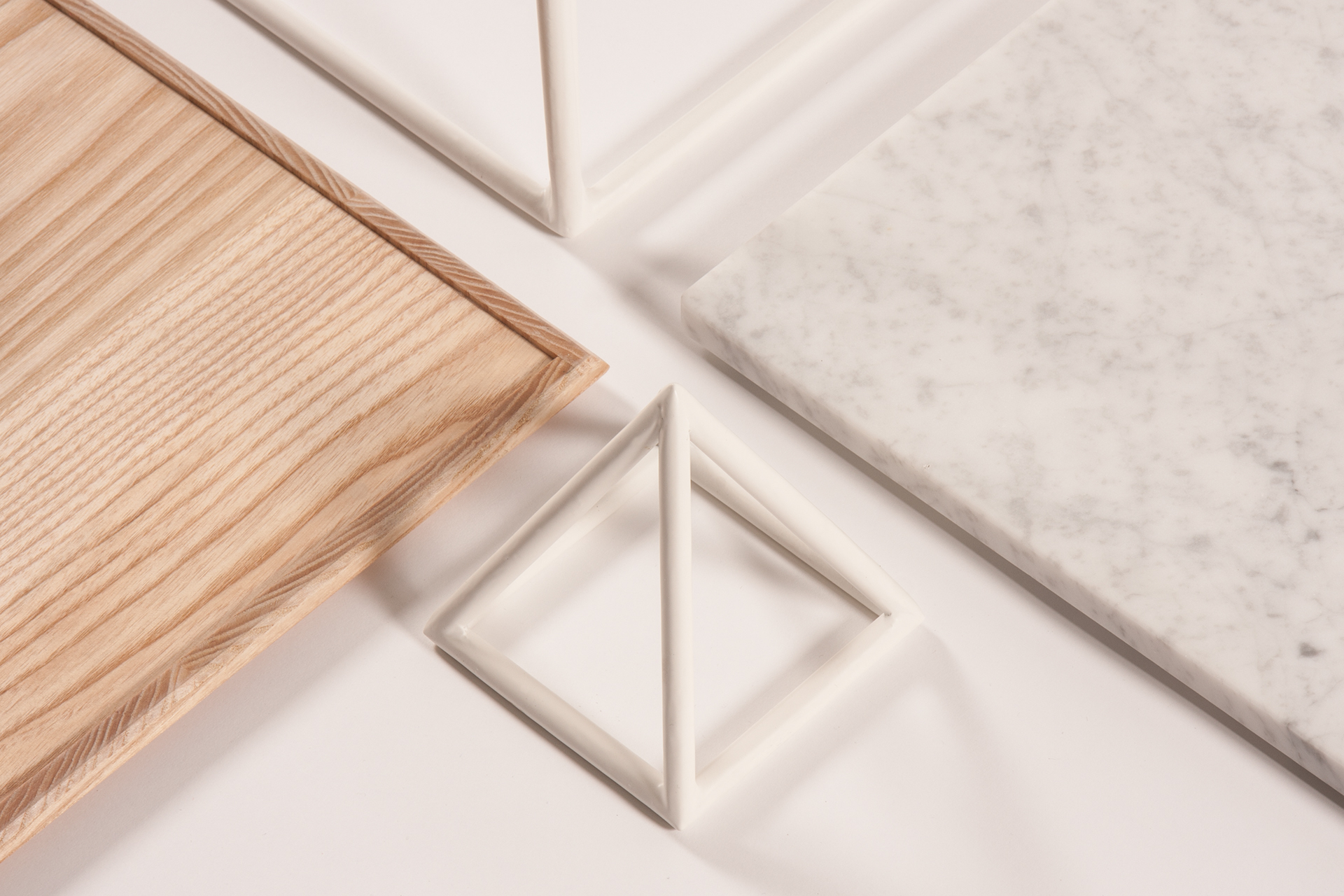 Coffee table，“Sputnik-5”，Table，white，