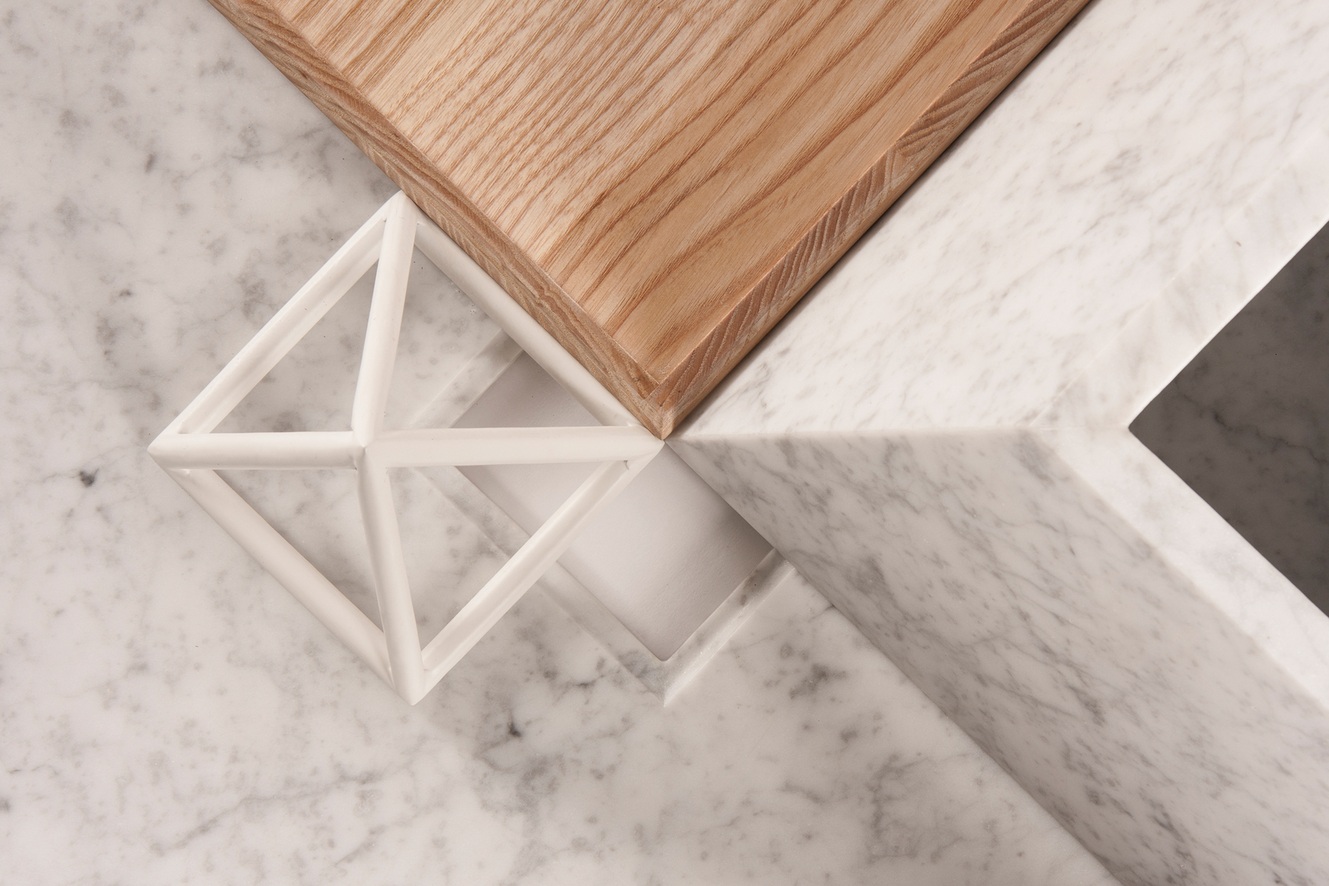 Coffee table，“Sputnik-5”，Table，white，