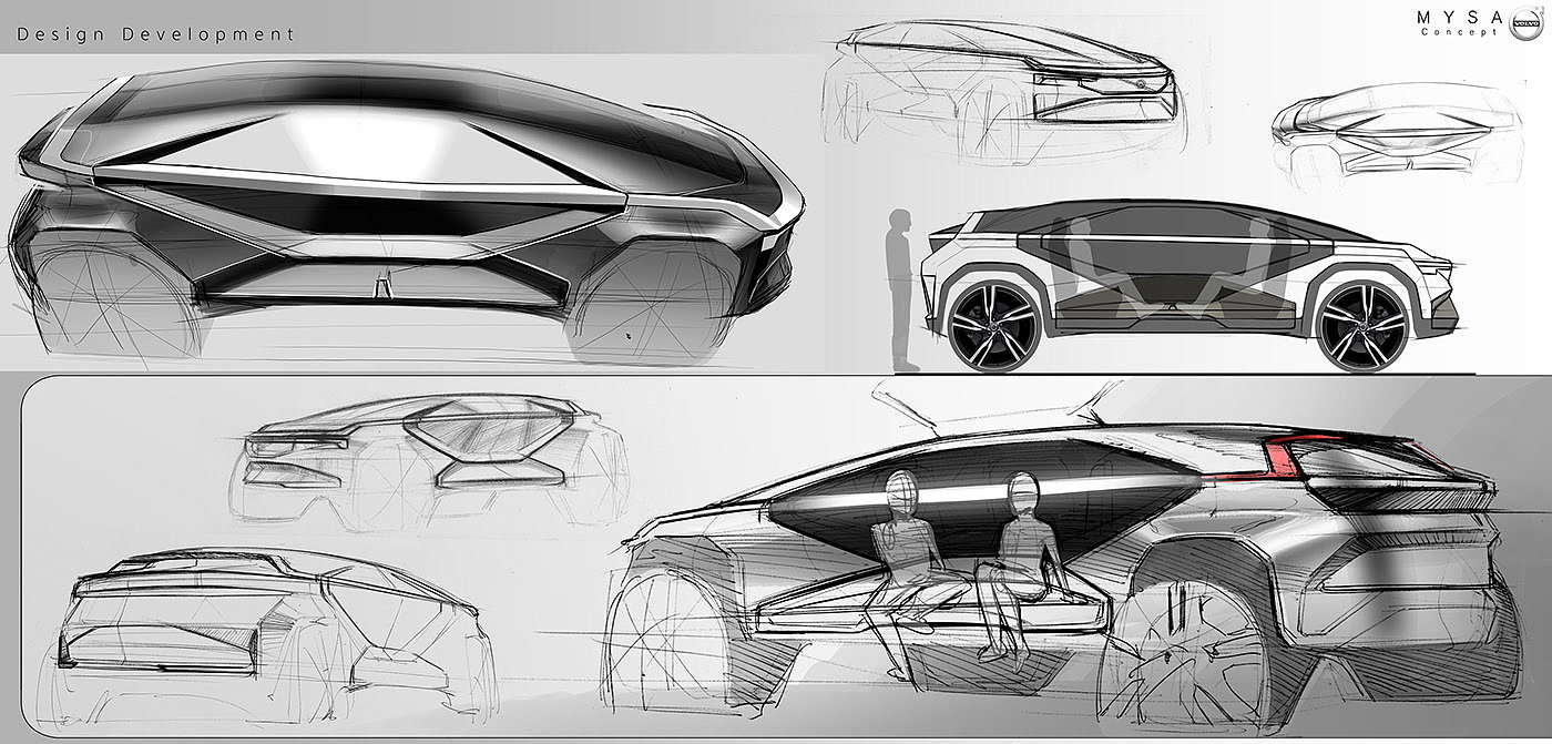 交通工具，汽车，概念设计，Volvo Mysa，