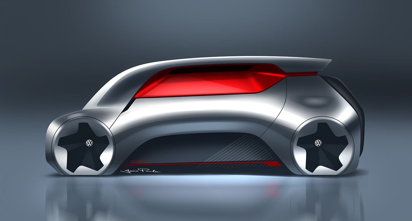 sketch，Automobile design，Render，