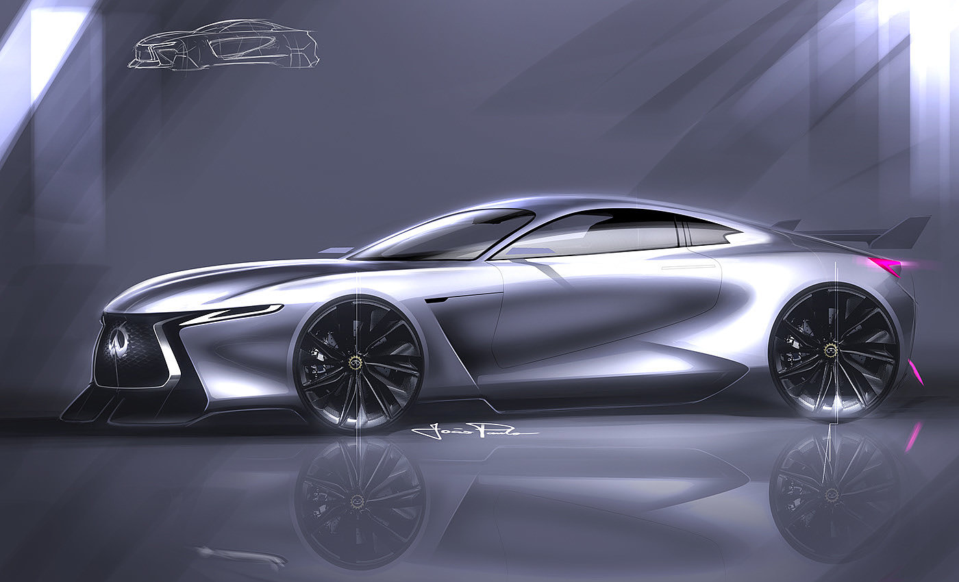 sketch，Automobile design，Render，