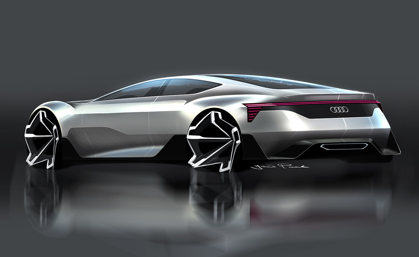 sketch，Automobile design，Render，