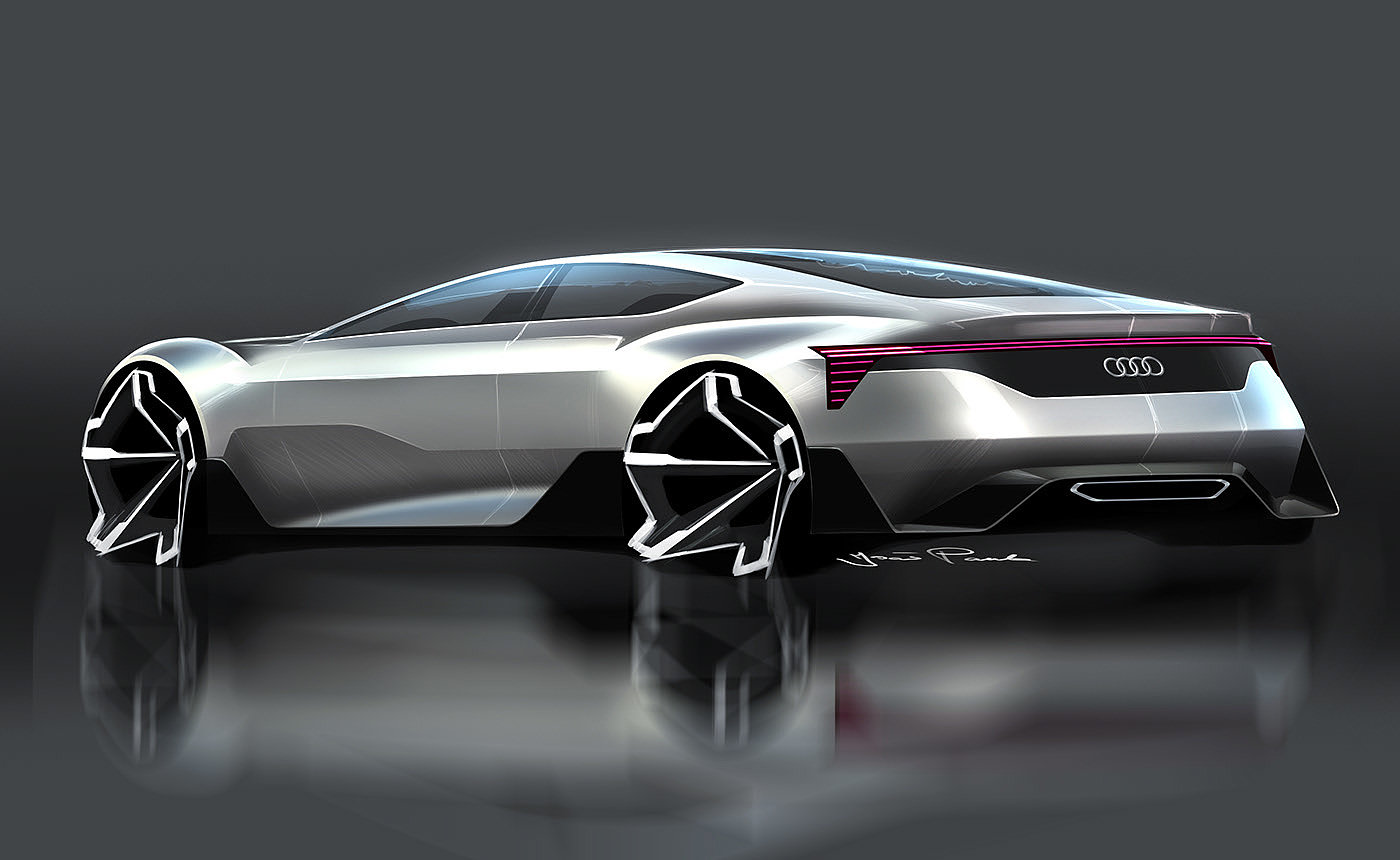 sketch，Automobile design，Render，