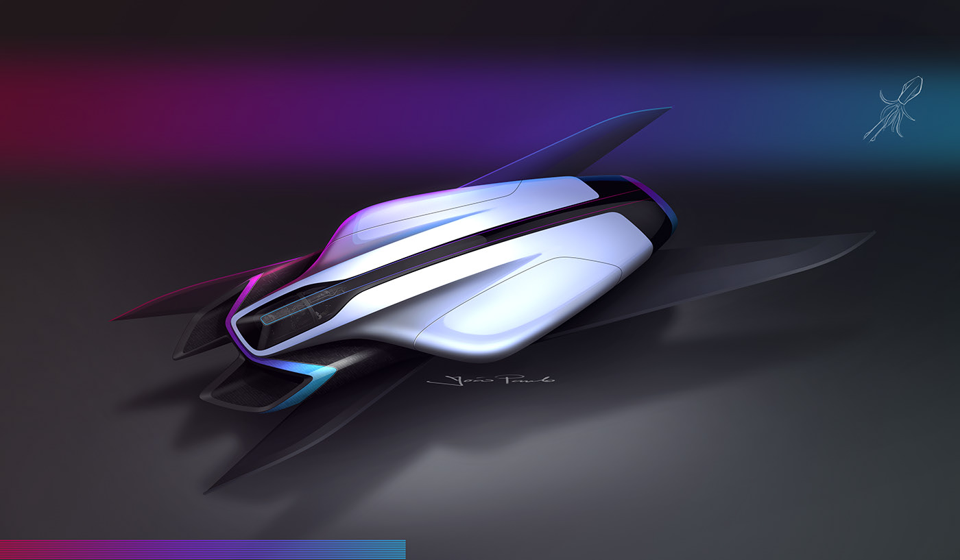 sketch，Automobile design，Render，