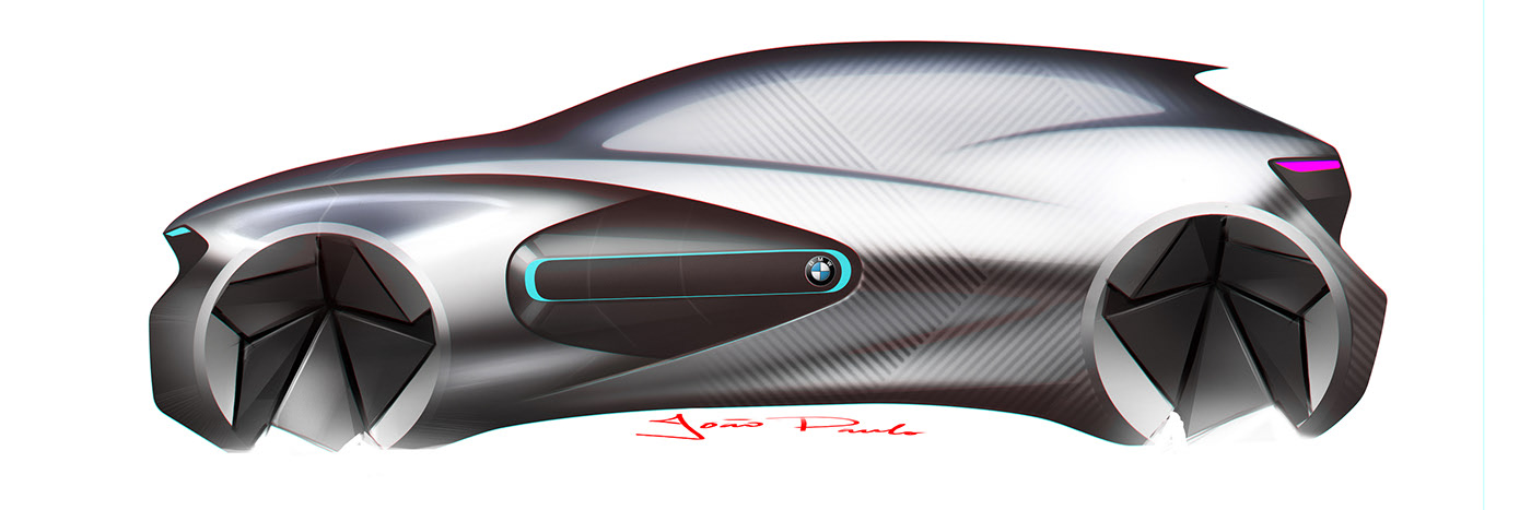 sketch，Automobile design，Render，