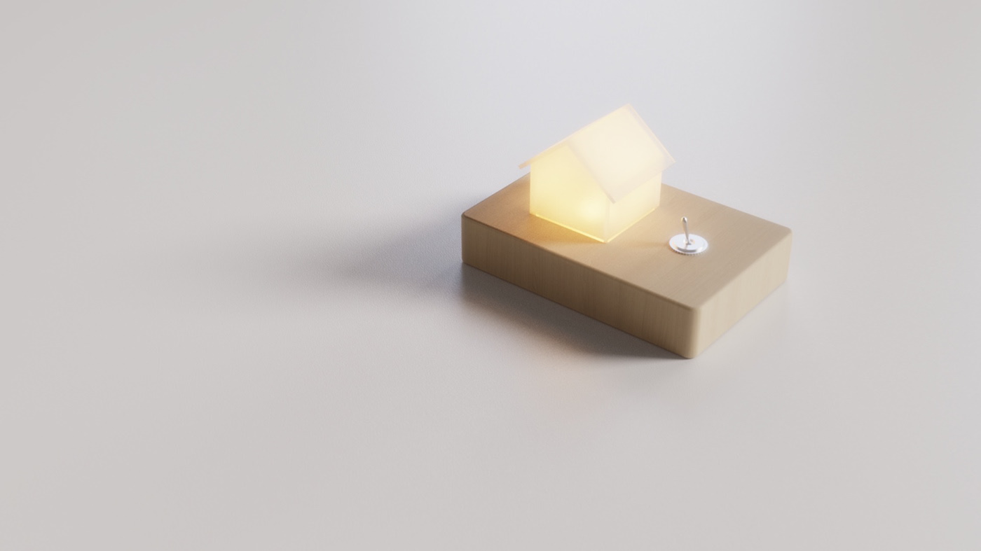 house，lamp，Luminous，