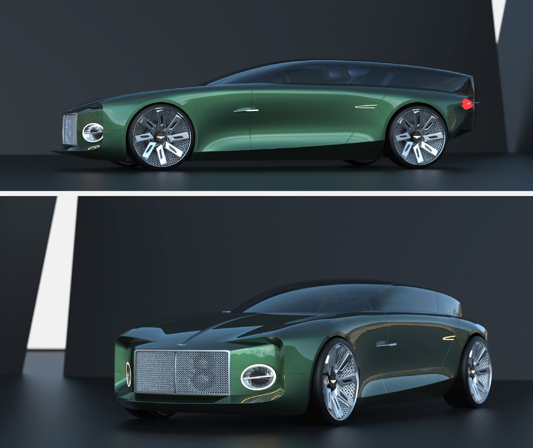 Sports car，luxurious，conceptual design，Bentley centanne，