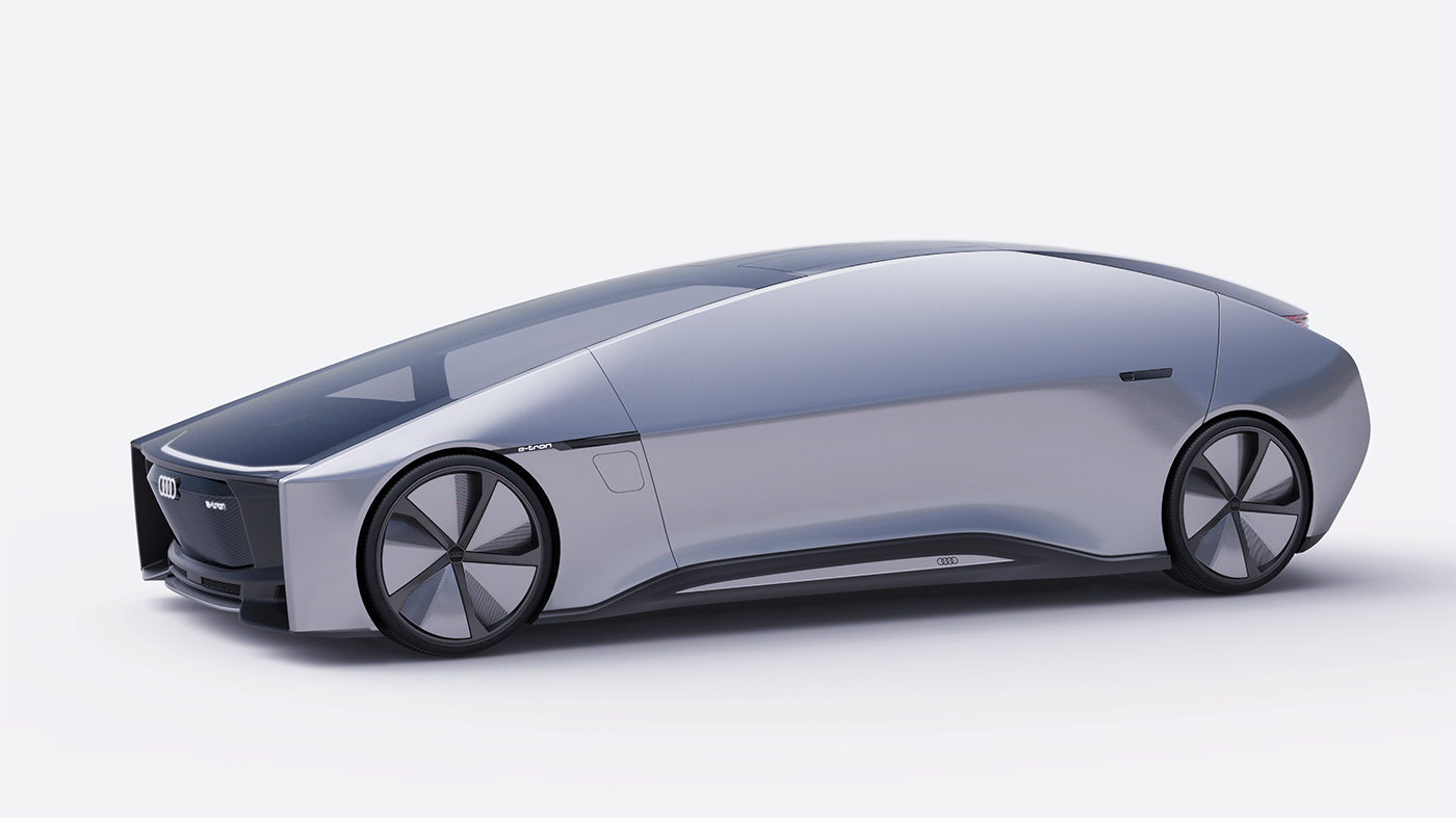 Audi e-tron GT，Automobile design，Hand drawn，