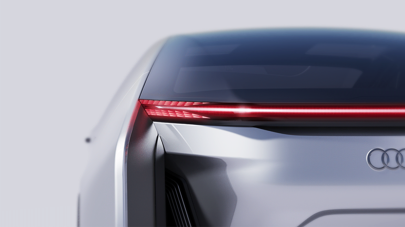 Audi e-tron GT，Automobile design，Hand drawn，