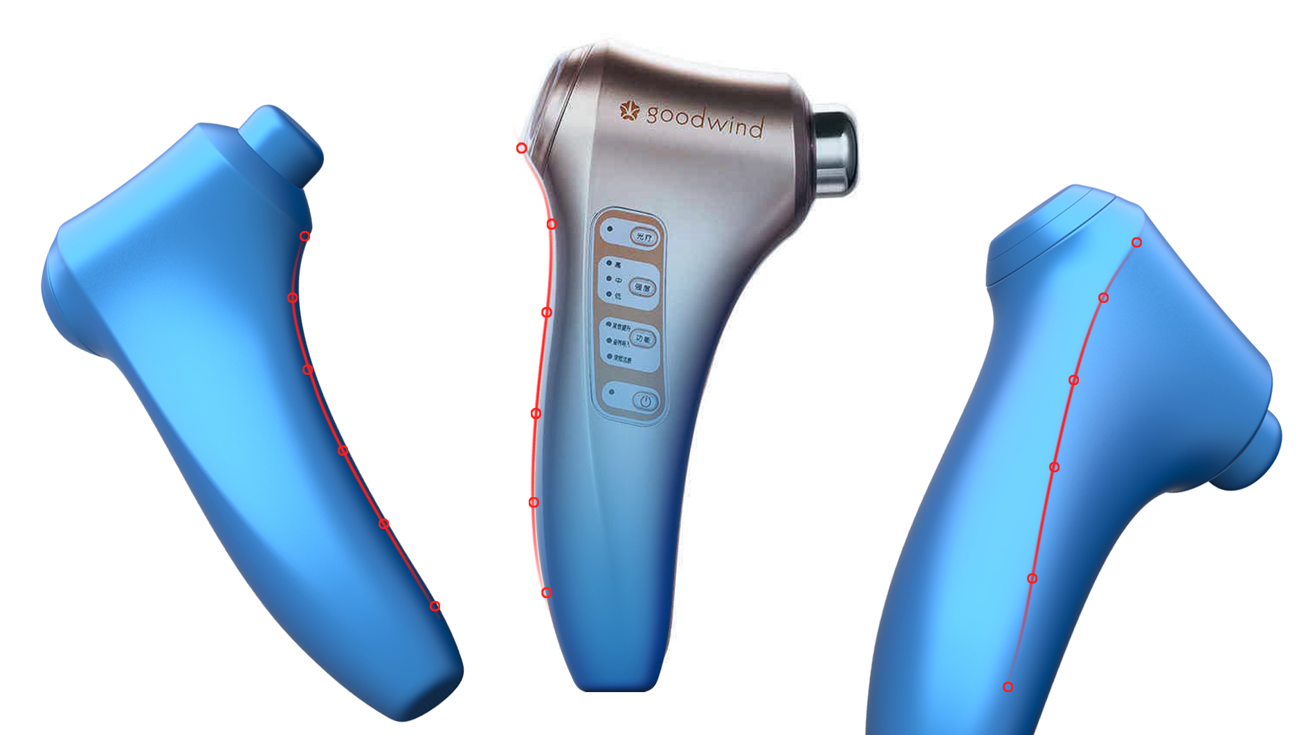 rhino，modeling，Massage apparatus，