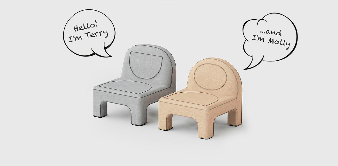 家具，MOLPI家具系列，生活的极简主义，扶手椅，坐垫，
