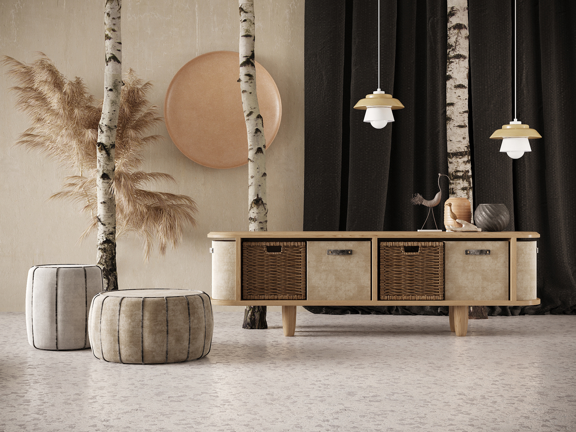 furniture，Molpi furniture series，Minimalism of life，Armchair，Cushion，