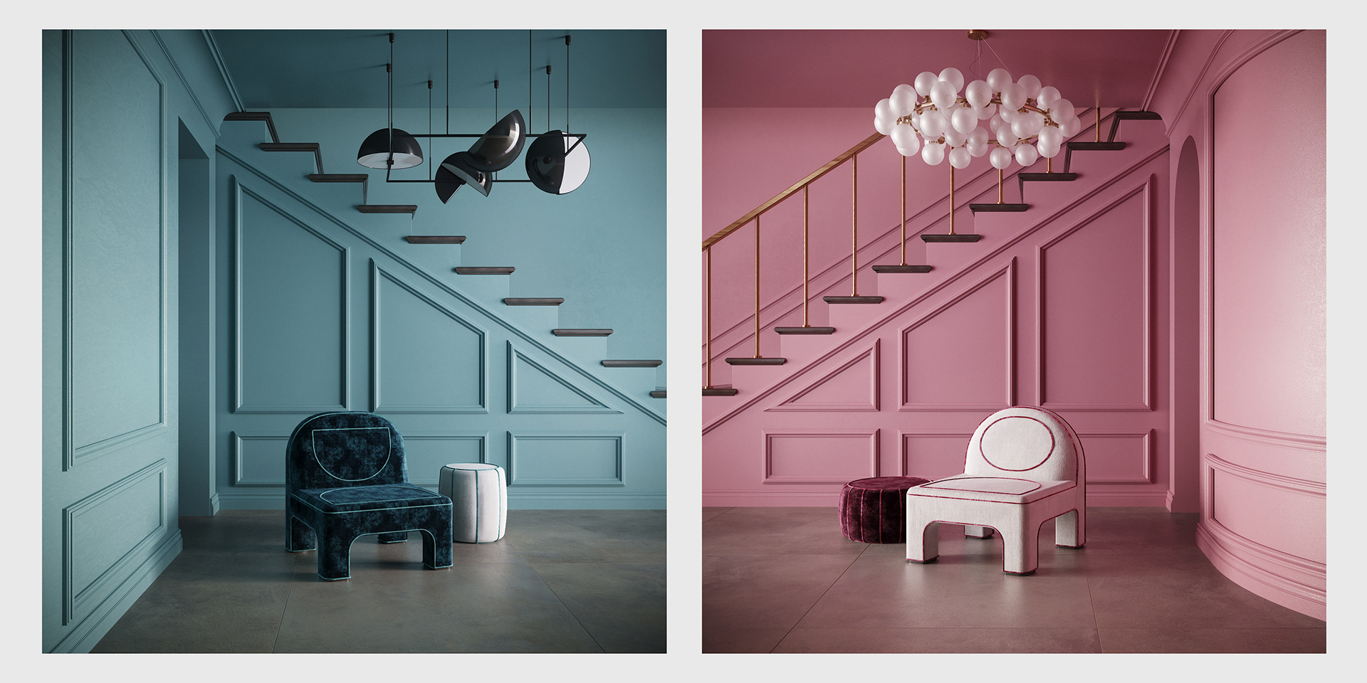 furniture，Molpi furniture series，Minimalism of life，Armchair，Cushion，