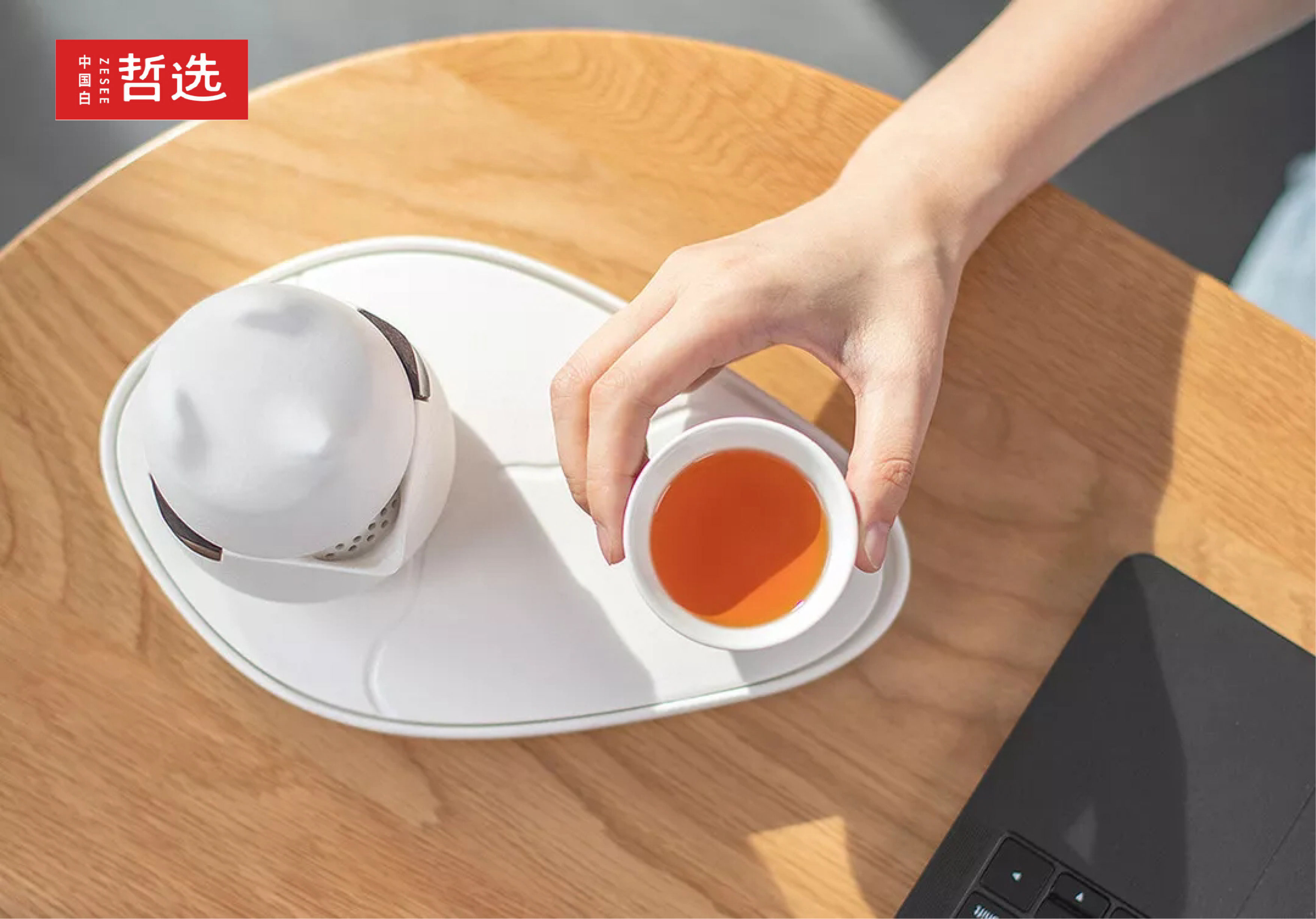 Simplicity，teapot，Convenient tea set，One pot and two cups，Zhe Xuan，Express cup，Polar bear，Chinese white，