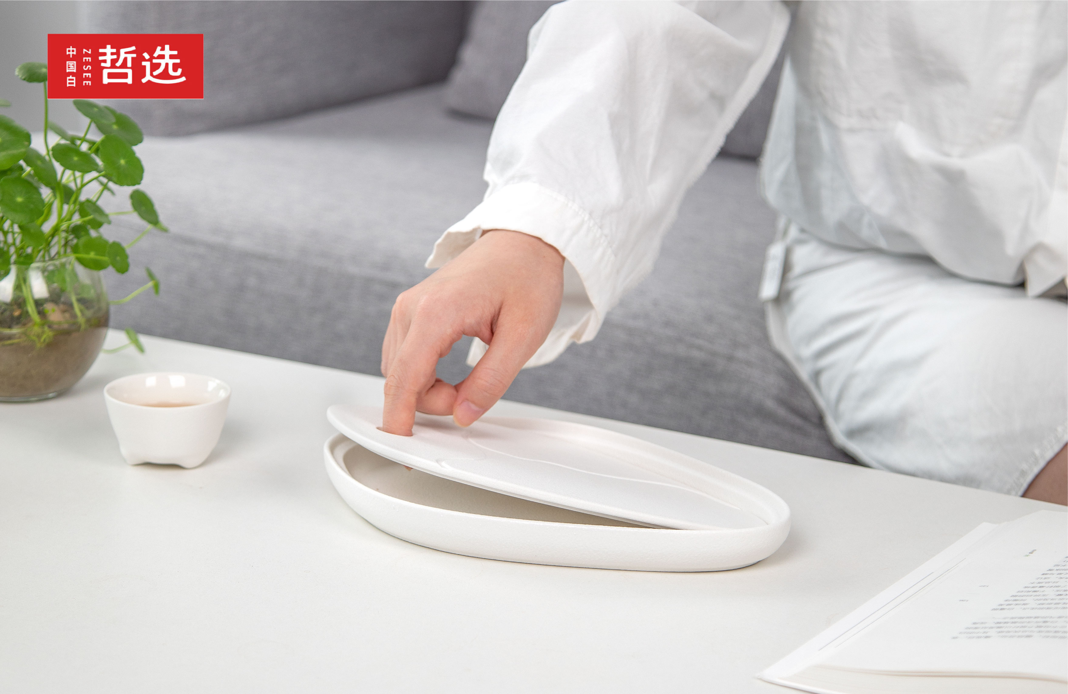 Simplicity，teapot，Convenient tea set，One pot and two cups，Zhe Xuan，Express cup，Polar bear，Chinese white，