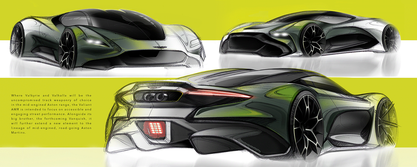Aston Martin，Automobile design，Automobile concept，Car sketch，