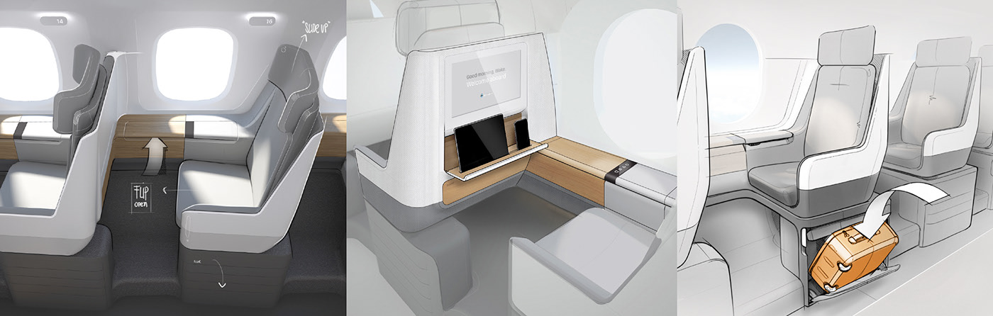 Supersonic，Interior design，vehicle，aircraft，